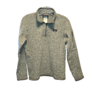 Patagonia Better Sweater 1/4 zip Fleece Pullover sweater sz M womens